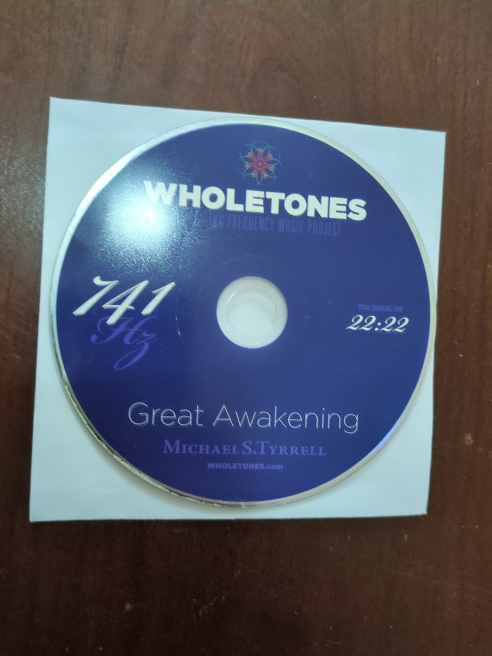 Wholetones - Michael S Tyrrell - Great Awakening CD disc only